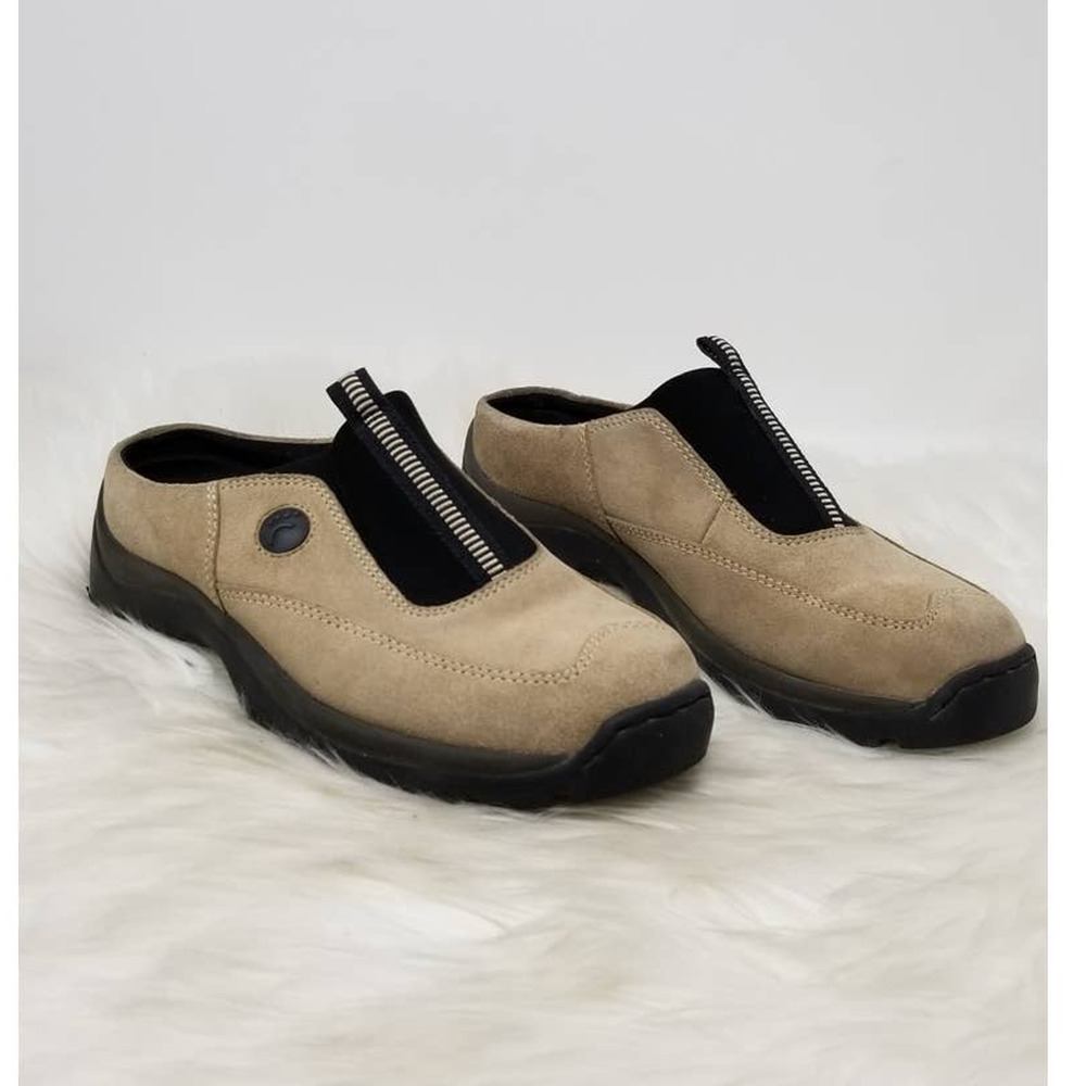 Bare Traps Sprint Tan Black Leather Comfort Shoes 7.5